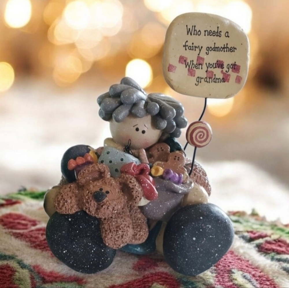 Who needs a fairy godmother When you’ve got grandma Figurine